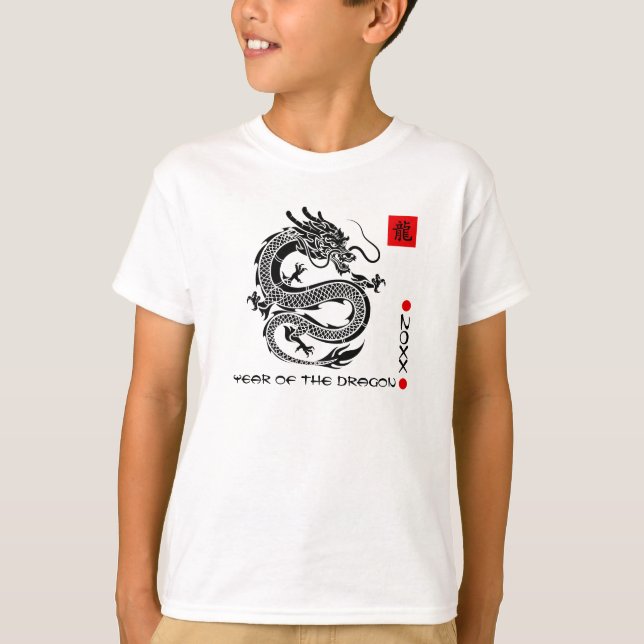 T-shirt Année chinoise du dragon (Devant)