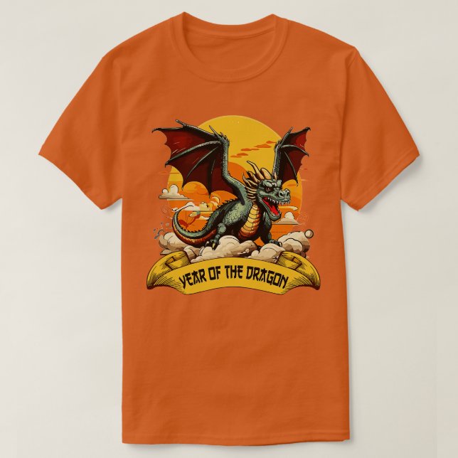 T-shirt Année chinoise du dragon 2024 (Design devant)