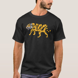 T-shirt Année Chinoise Du Tigre Du Bengale 2022