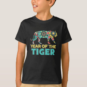 T-shirt Année chinoise du tigre - Mandala
