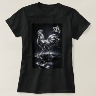 T-shirt Année chinoise du zodiaque de la poule 0046427