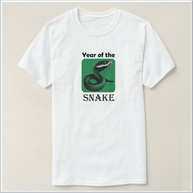 T-shirt Année cool du serpent Zodiac chinois (Créateur téléchargé)
