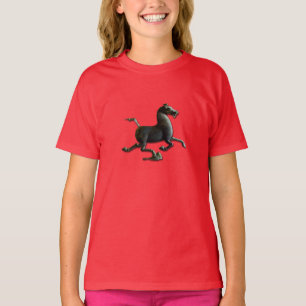 T-shirt Année de la chemise de fille de cheval