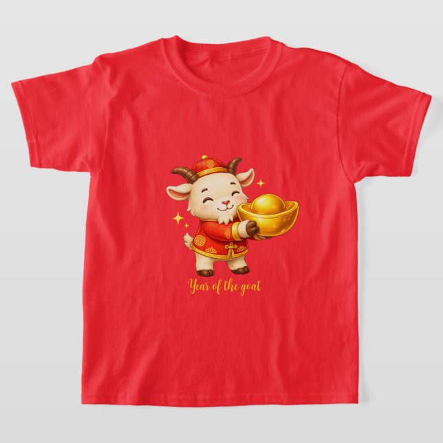 T-shirt Année de la chèvre  (Poser)