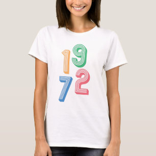 T-shirt Année de naissance - 1972 - 50e anniversaire T-shi