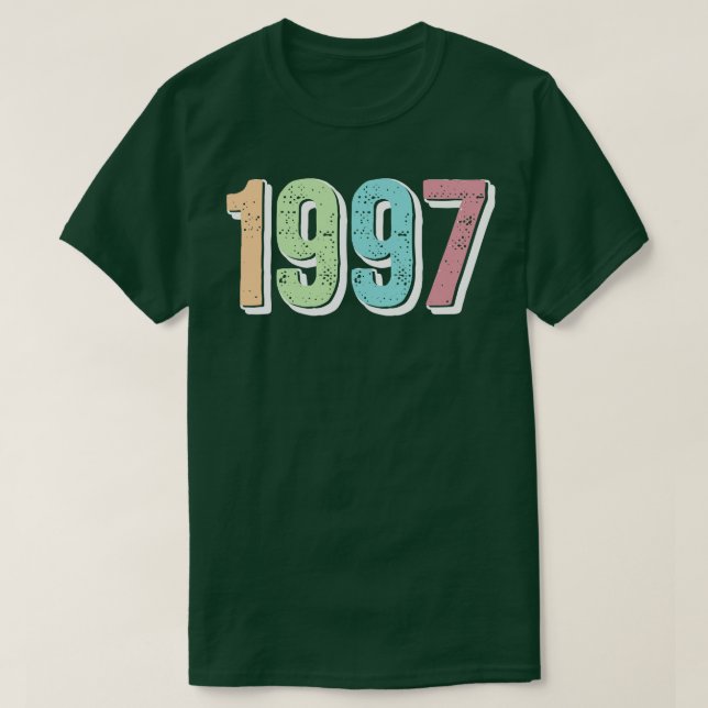 T-SHIRT ANNÉE DE NAISSANCE 1997 (Design devant)