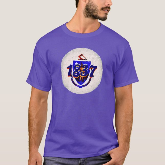 T-shirt Année De Naissance De L'État Du Massachusetts Surd (Devant)