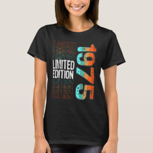 T-shirt Année de naissance vintage Retro 1975