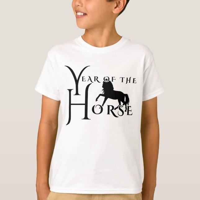 T-shirt Année du cheval (Devant)