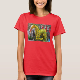 T-shirt Année du cheval 春 節 馬 ... Topiary chinois