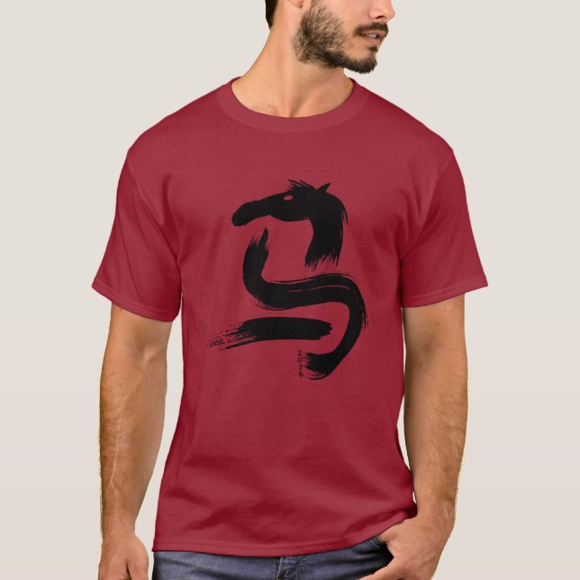 T-shirt Année du cheval 2026 (Devant)