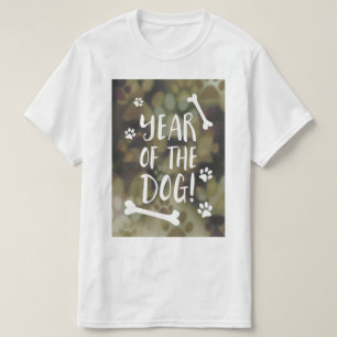 T-shirt Année du Chien Bokeh
