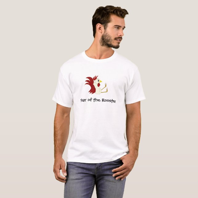 T-shirt Année du coq (Devant entier)