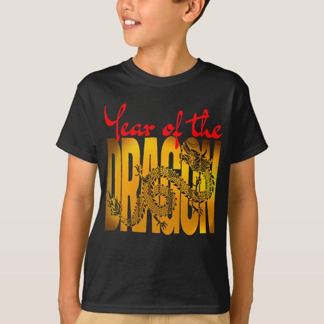 T-shirt Année du dragon (Devant)