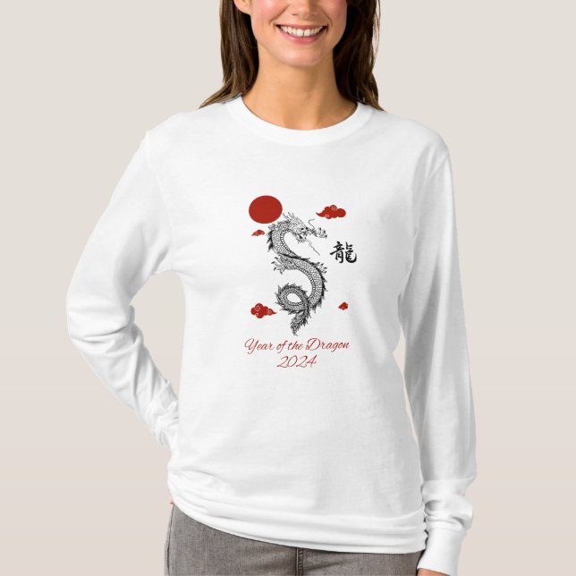 T-shirt Année du Dragon 2024 (Devant)