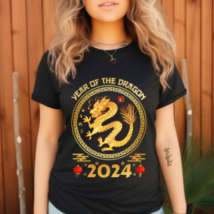 T-shirt Année Du Dragon 2024 - Nouvel An Chinois 2024