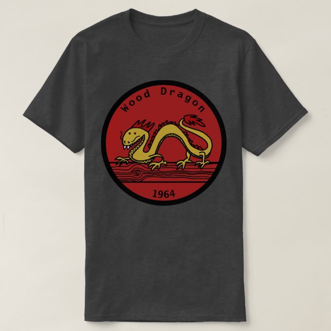 T-shirt Année du dragon de bois 1964 (Design devant)