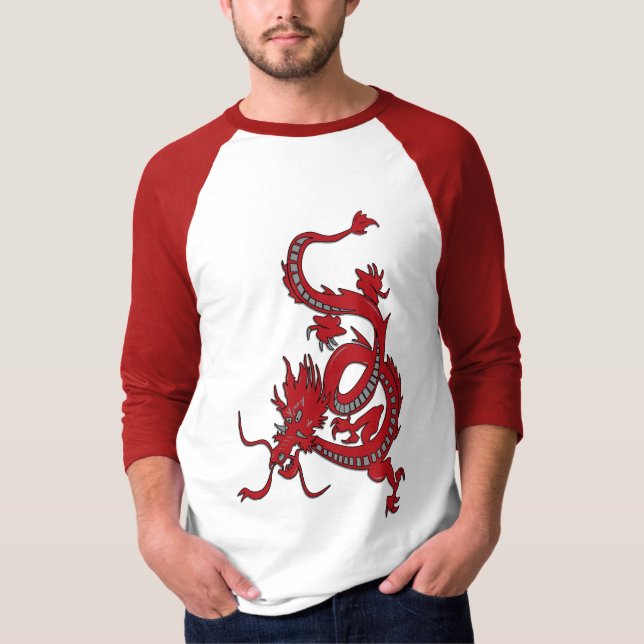 T-shirt Année du dragon - Dragon chinois (Devant)