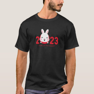 T-shirt Année Du Lapin 2023 Chinois Zodiac Lunar New Y