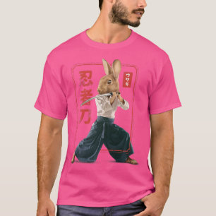 T-shirt Année du lapin 2023 Zodiac Sign Samurai Rabbit