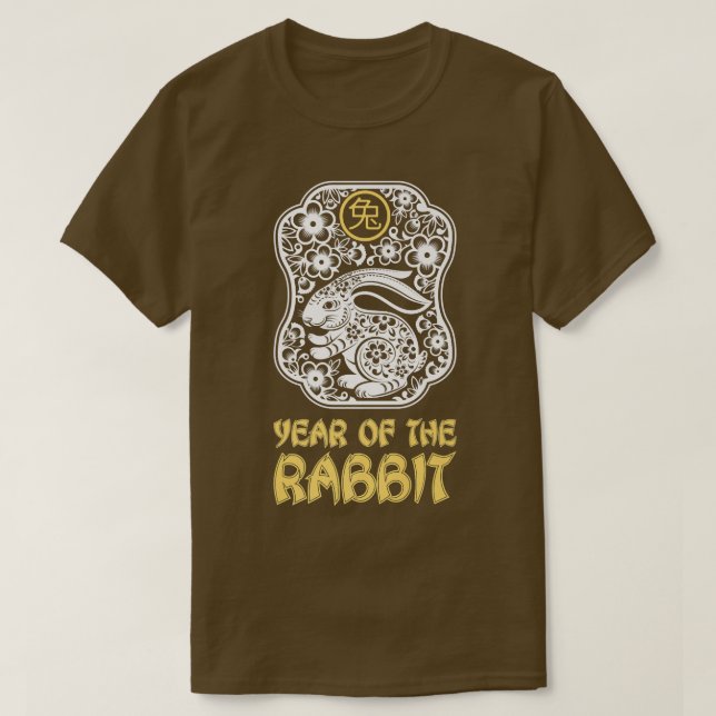 T-shirt Année du lapin 2023, Zodiac Tiger Chinese Zodi (Design devant)