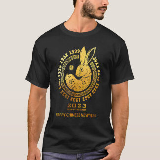 T-shirt Année du lapin - Zodiaque chinois NOUVEL AN 2023
