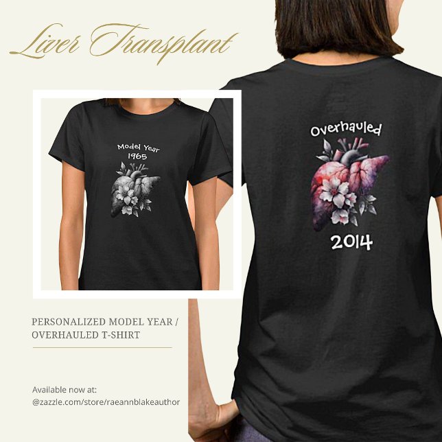 T-shirt Année du modèle/T-shirt de transplantation du foie (Créateur téléchargé)