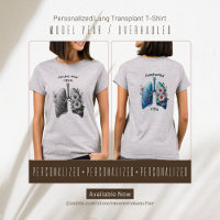 Année du modèle/T-shirt de transplantation pulmona