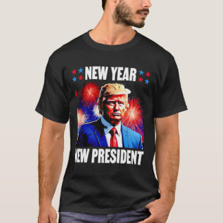 T-shirt Année du nouveau président Trump 2024