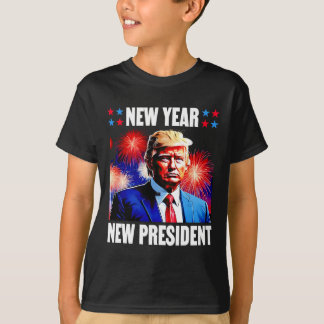 T-shirt Année du nouveau président Trump 2024