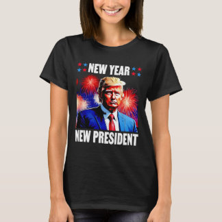 T-shirt Année du nouveau président Trump 2024