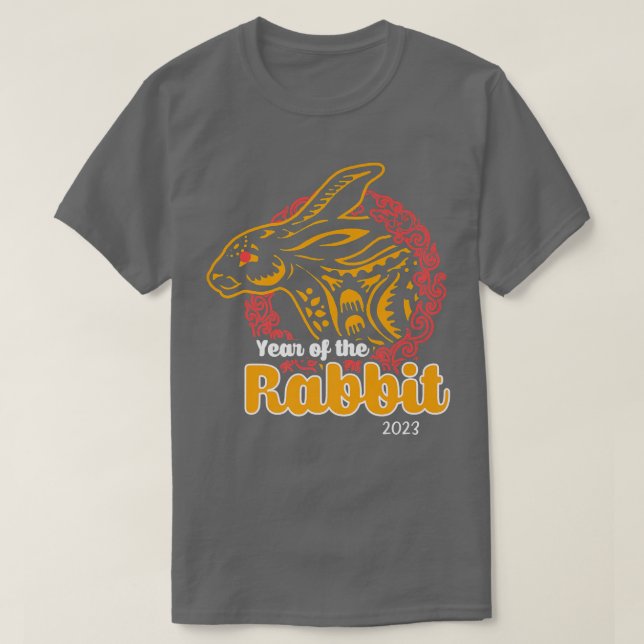 T-shirt Année Du Rabbit Chinois Nouvel An 2023 Premium T (Design devant)