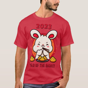 T-shirt Année du Rabbit Cute Kawaii Style