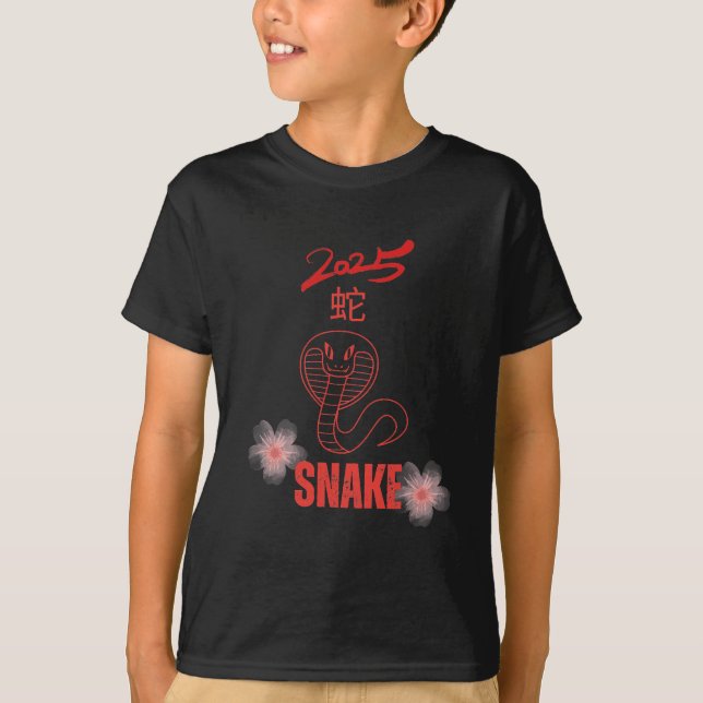 T-shirt Année du serpent 2025 (Devant)