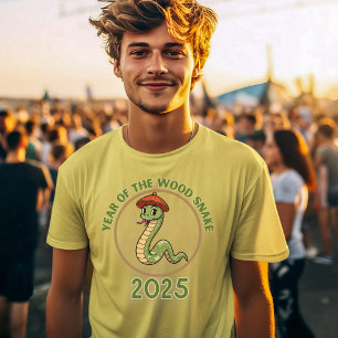 T-shirt Année du Serpent 2025 signe du zodiaque lunaire