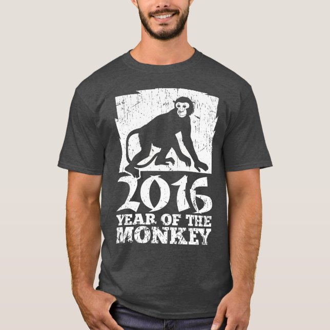 T-shirt Année du singe (Devant)