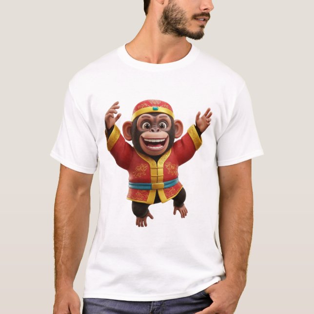 T-SHIRT ANNÉE DU SINGE (Devant)