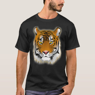 T-shirt Année du Tiger 2022 Tiger Growling Mouth Open B
