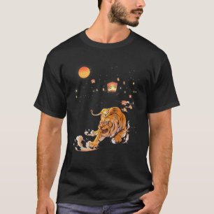 T-shirt ANNÉE DU TIGER Crouching Tiger Joyeux Chinois Ne