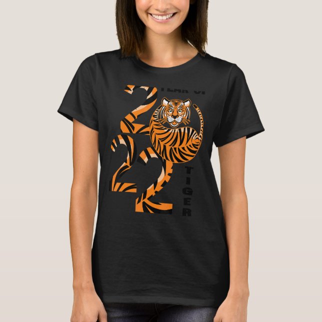T-shirt Année Du Tigre 2022 Bonne Année Chinoise 2022 (Devant)