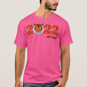 T-shirt Année Du Tigre Du Bengale 2022
