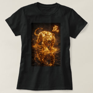 T-shirt Année du Tigre du Zodiaque Chinois Fu 0046469