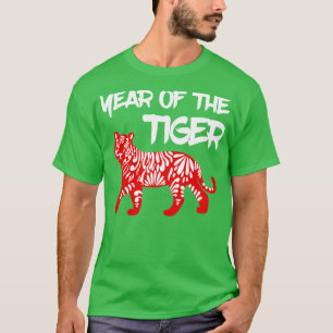T-shirt Année Du Tigre Rouge 2022