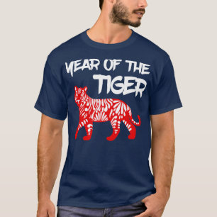 T-shirt Année Du Tigre Rouge 2022