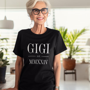 T-shirt Année Numérique Gigi Roman