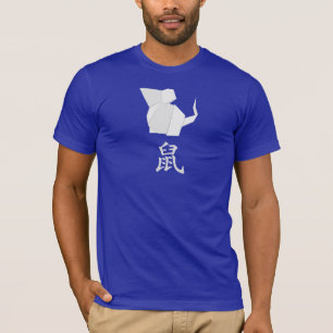 T-shirt Année Origami du rat