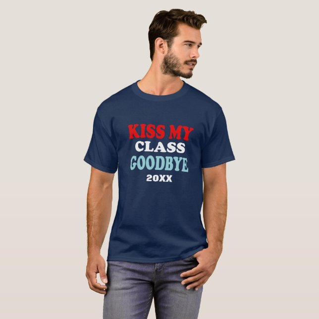 T-shirt Année personnalisable Funny Graduation (Devant entier)