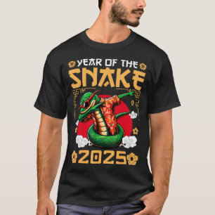 T-shirt Année Zodiaque Chinoise Du Serpent Nouvel An Chino