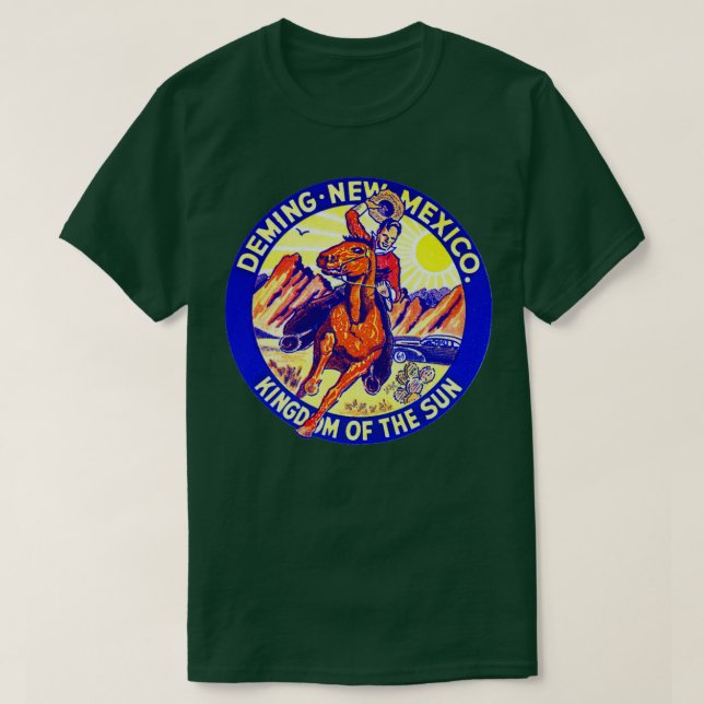 T-shirt Années 1940 Deming Nouveau-Mexique (Design devant)