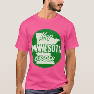 T-shirt Années 1960 Gardez le Minnesota vert